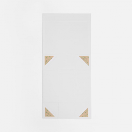 Коробка складная Quadra Fold, белая