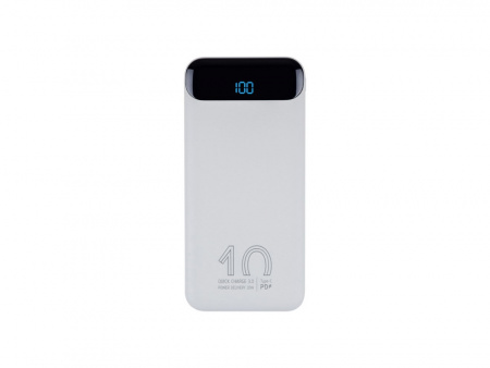 Внешний аккумулятор с дисплеем, 10000 mAh